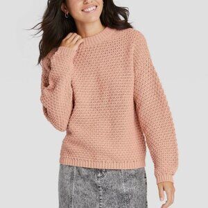 Universal Thread Blush Pink Chunky Knit Sweater - Women's Size